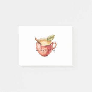 Ein Apfel am Tag Post-it Klebezettel