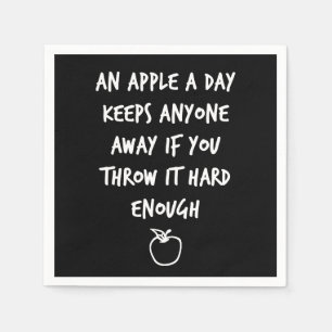Ein Apfel am Tag Serviette