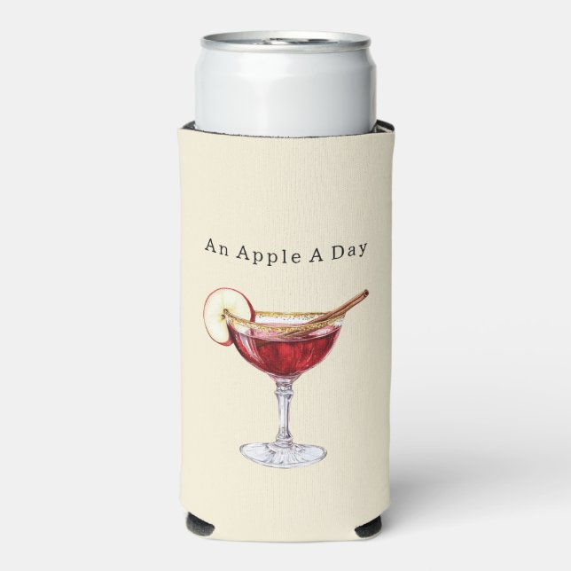 Ein Apfel pro Tag   Selters Dosenkühler (Seltzer Vorderseite)