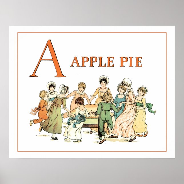Ein Apfelkuchen: Apple Pie Poster (Vorne)