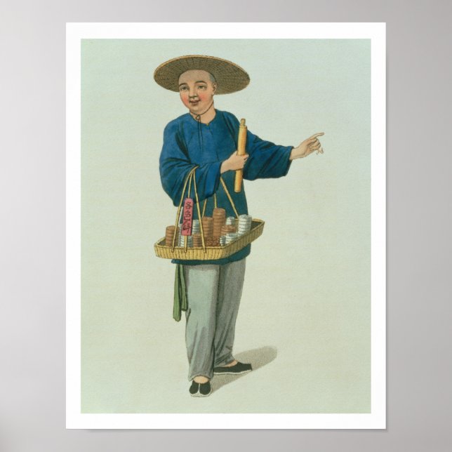 Ein Apotheker, Teller 26 von "Das Kostüm der China Poster (Vorne)