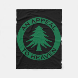 Ein Appell an den Himmel Flagge Ne Baummarkierung Fleecedecke