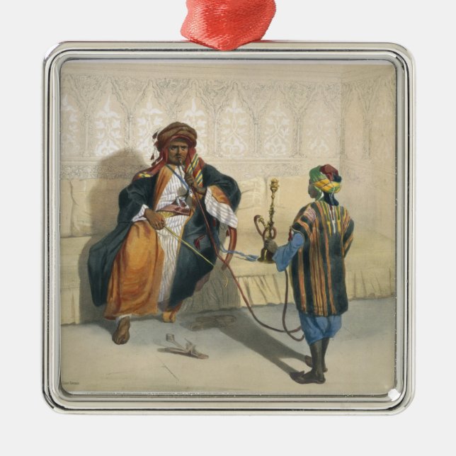 Ein arabischer Scheich Smoking, Illustration 'vom Ornament Aus Metall (Vorne)