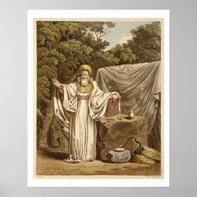 Ein Arch Druid in seinem gerichtlichen Gewohnheits Poster (Vorne)