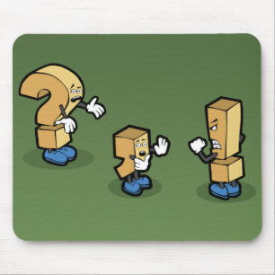 Ein Argument unter Freunden Mousepad