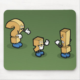 Ein Argument unter Freunden Mousepad