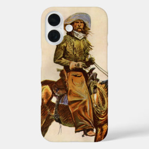 Ein Arizona Cowboy von Remington, Vintage Western iPhone 16 Hülle