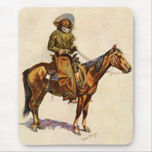 Ein Arizona Cowboy von Remington, Vintage Western Mousepad