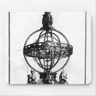 Ein Armillary Bereich des Copernican Systems Mousepad