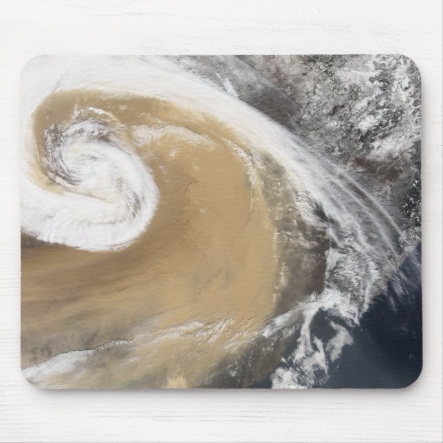 Ein asiatischer Staubsturm überquert den Pazifik Mousepad (Vorne)