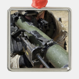 Ein assaultman silbernes ornament