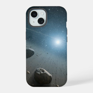 Ein Asteroidengürtel um den hellen Stern Vega. iPhone 15 Hülle