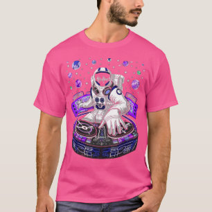 Ein Astronaut im Weltraum Mond Erde März Sterne Hi T-Shirt