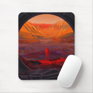 Ein Astronaut in den Mars Mousepad