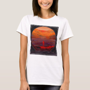 Ein Astronaut in den Mars T-Shirt