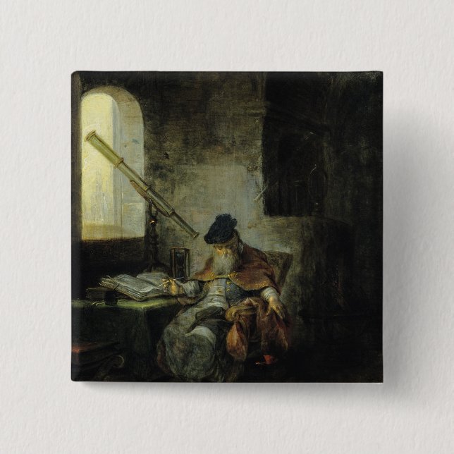 Ein Astronom Button (Vorderseite)