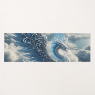 Ein atemberaubender Drache, umgeben von Wolken Yogamatte