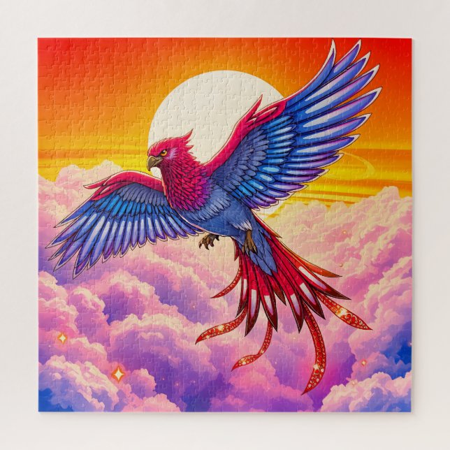 Ein atemberaubender fantastischer Vogel Puzzle (Vertikal)