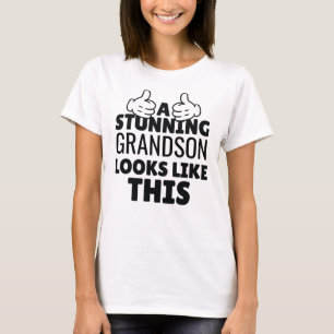 Ein atemberaubender Grandson sieht aus wie dieses T-Shirt