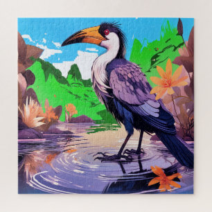 Ein atemberaubender Vogel Puzzle