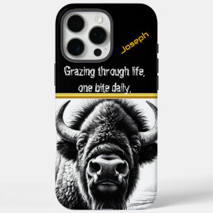 Ein atemberaubendes Buffalo in ruhiger Natur iPhone 16 Pro Max Hülle