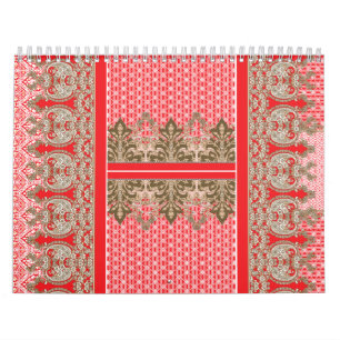 Ein atemberaubendes indisches Hochzeitskleid mit e Kalender