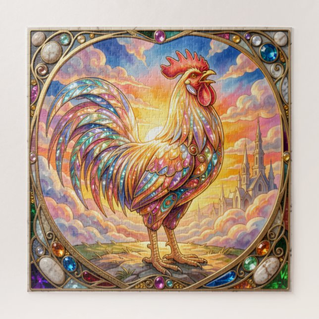 Ein ätherischer Hahn Puzzle (Vertikal)