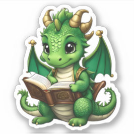 Ein Aufkleber für den grünen Drachen