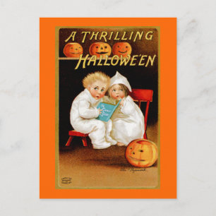"Ein aufregendes Halloween" Postkarte