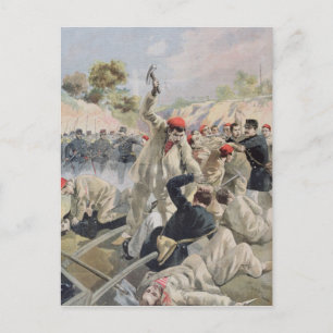 Ein Aufstand französischer Anarchisten in Guyana Postkarte