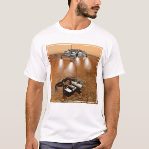 Ein aufsteigendes Fahrzeug Verlasse Mars. T-Shirt