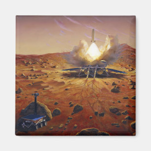 Ein aufsteigendes Mars Magnet