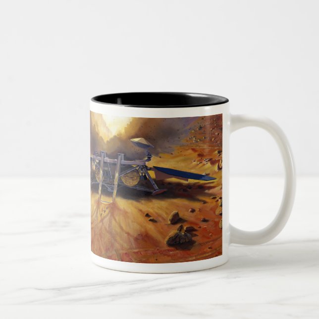 Ein aufsteigendes Mars Zweifarbige Tasse (Rechts)