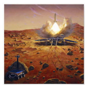 Ein Aufstiegsfahrzeug für Mars 2 Fotodruck