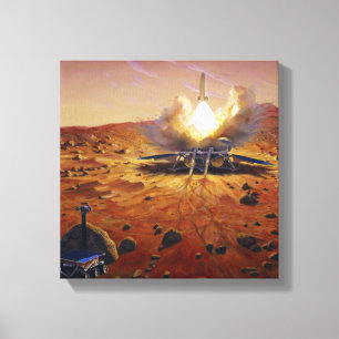 Ein Aufstiegsfahrzeug für Mars 2 Leinwanddruck