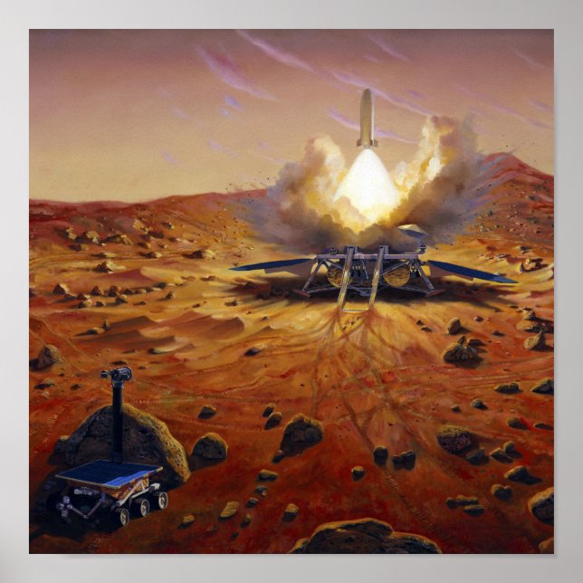 Ein Aufstiegsfahrzeug für Mars 2 Poster (Vorne)