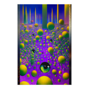 Ein Auge - Ken Gage Surreal Art Poster