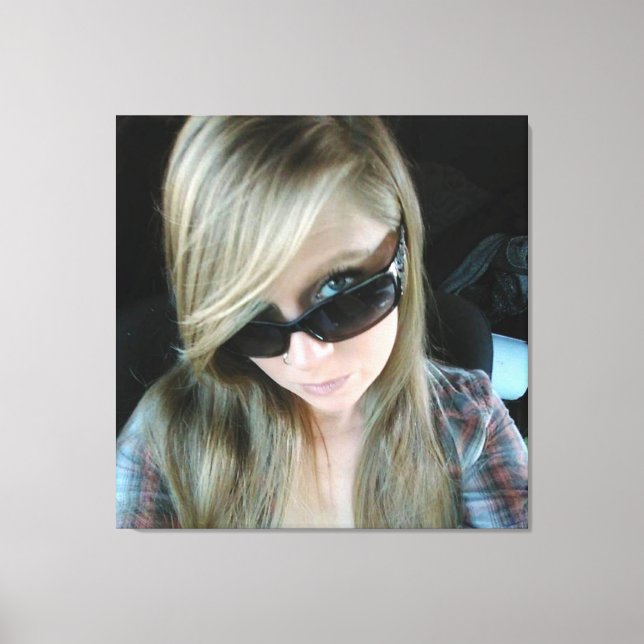 Ein Auge Leinwanddruck (Vorderseite)