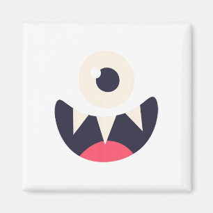 Ein Auge Monster Easy Kostüm Ideen Halloween Graph Magnet