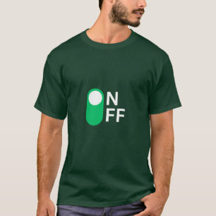 Ein/Aus-T - Shirt: Trendy & Playful Graphic T-Shir T-Shirt