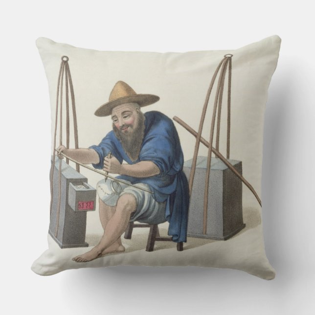 Ein Ausbesserer des Porzellans, überziehen 28 'vom Kissen (Vorderseite)