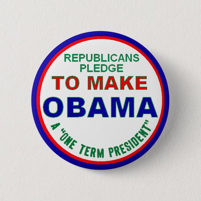 Ein Ausdruck-Präsident Button (Vorderseite)