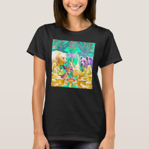 Ein Ausflug durch den Wald Flora Fauna Fungi T-Shirt