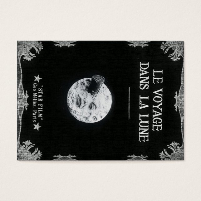 Ein Ausflug zum Mond Vintag Retro Französisches Ki (Vorderseite)
