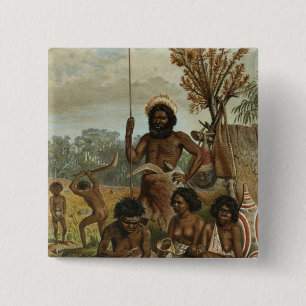 Ein australisches Familien-Party von New South Button