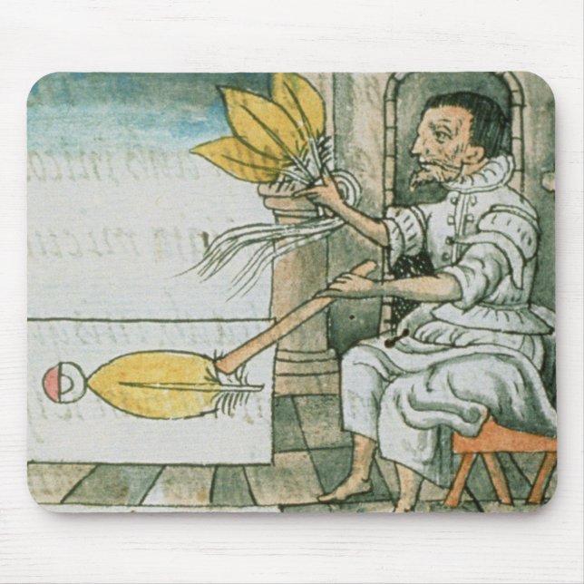 Ein aztekischer Federhandwerker Mousepad (Vorne)
