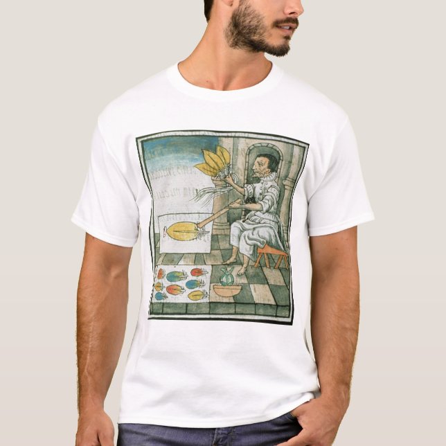 Ein aztekischer Federhandwerker T-Shirt (Vorderseite)