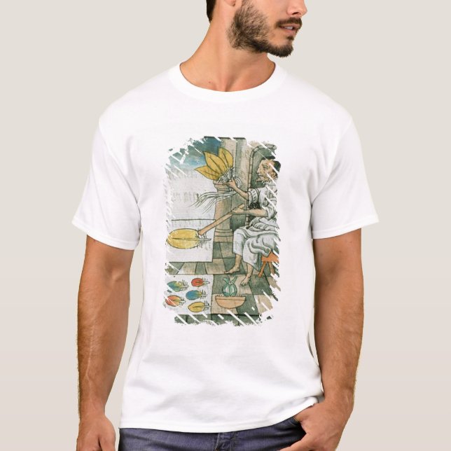Ein aztekischer Federhandwerker T-Shirt (Vorderseite)