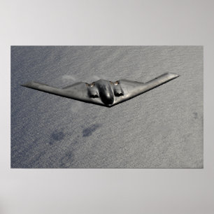 Ein B-2 Spirit fliegt über den Pazifik Poster