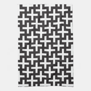 Ein b&w kopiert gemacht mit "plus" Zeichen Küchentuch